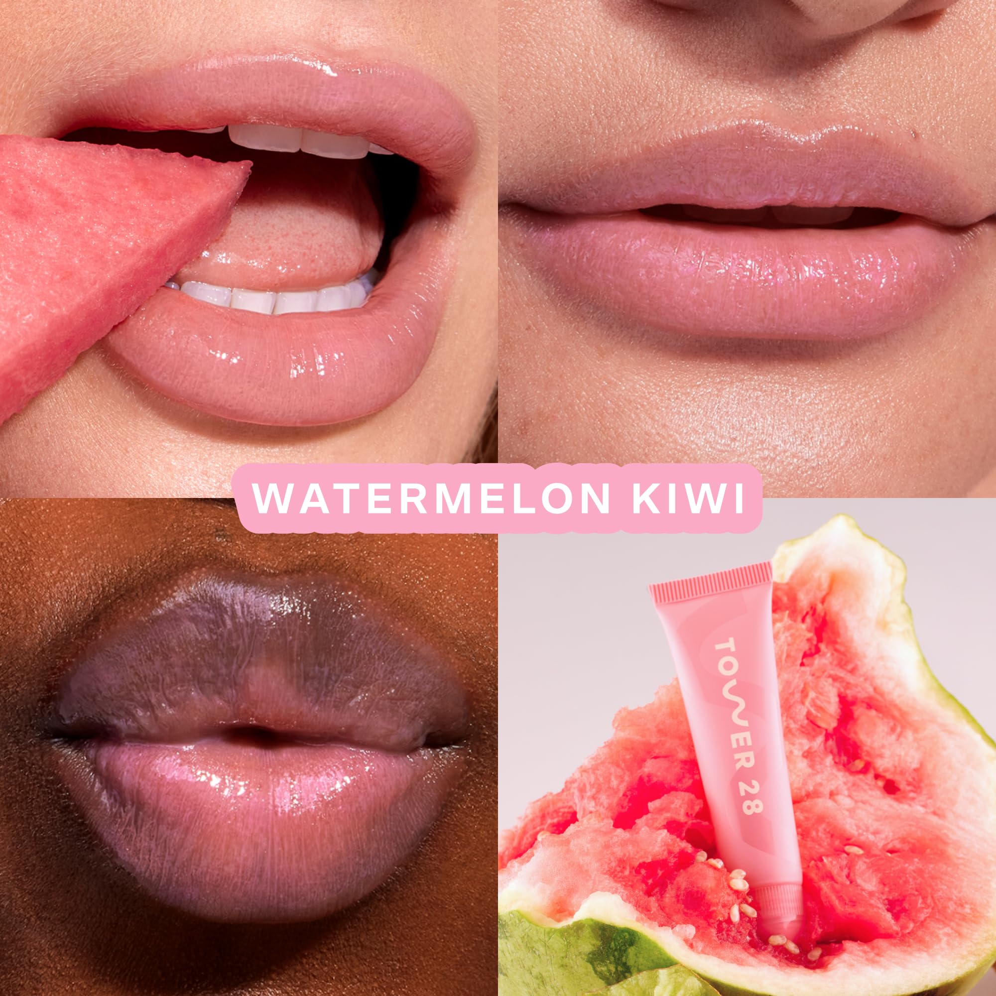 Tower 28 Lip Kit - OneLiner Multi-Use Creamy Lip Liner in Work of Art + LipSoftie Tinted Lip Balm Treatment in Watermelon Kiwi - Lip Care + Makeup Kit for Everyday Definition + Hydration (2 Count) - Image 6